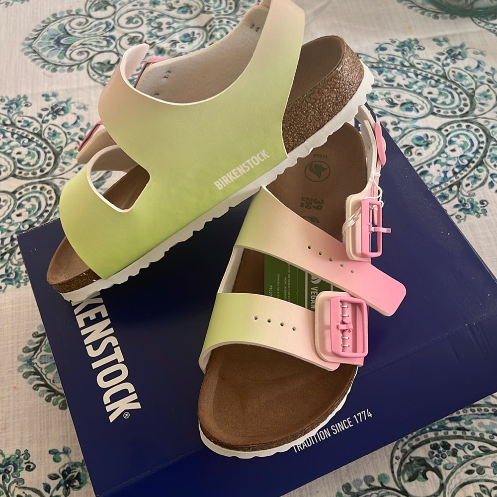 Birkenstock Milano Vegan Birko-Flor sandal NWT